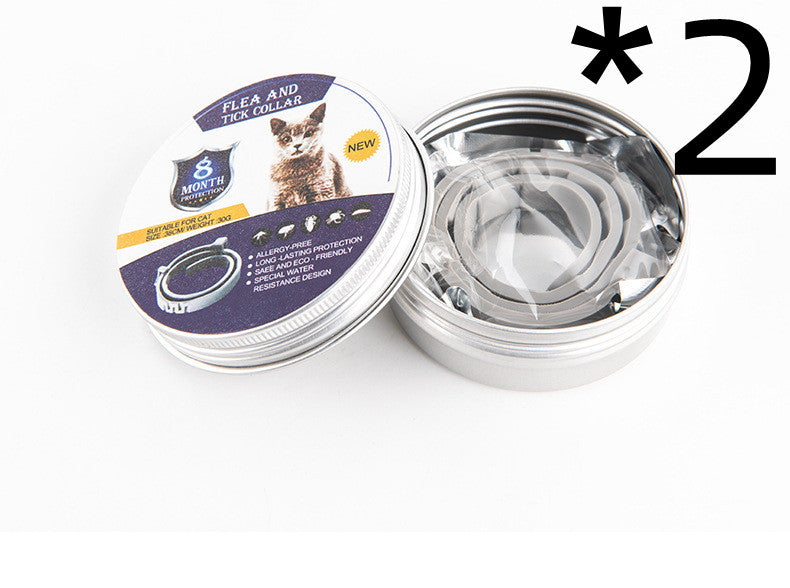 Pet Anti-Mosquito Collar Cat & Dog Adjustable Insect Repellent Collar
