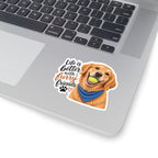 Life with Furry Friends Kiss-Cut Golden Retriever Pet Sticker