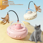 Smart Teaser Cat Toy Electric UFO With Bell