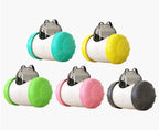 Dog Treat Leaking Interactive Toy With Wheel
