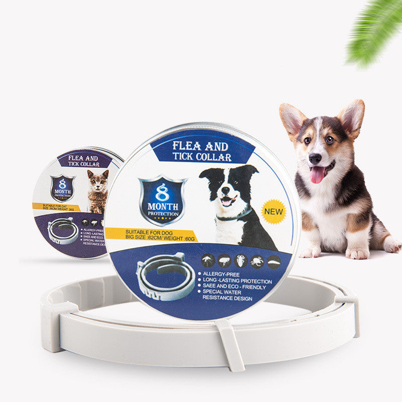 Pet Anti-Mosquito Collar Cat & Dog Adjustable Insect Repellent Collar
