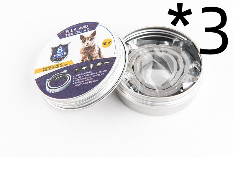 Pet Anti-Mosquito Collar Cat & Dog Adjustable Insect Repellent Collar