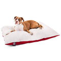 Red Rectangle Pet Dog Bed By Majestic Pet Products