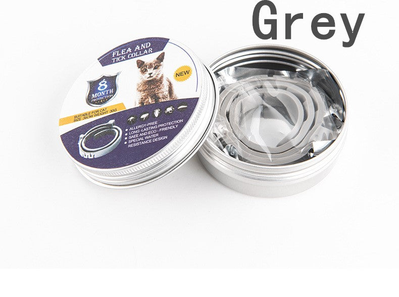 Pet Anti-Mosquito Collar Cat & Dog Adjustable Insect Repellent Collar