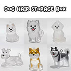 Clear Pet Fur DIY Keepsake Capsule Pendant Keychain