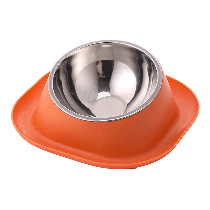 Stainless Steel Anti-leakage Pet Food Bowl Holder