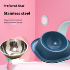 Stainless Steel Anti-leakage Pet Food Bowl Holder