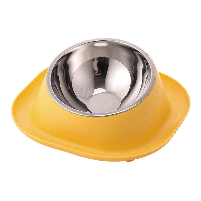 Stainless Steel Anti-leakage Pet Food Bowl Holder