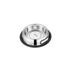 Jeffers Pet Embossed No-Tip Anti-Skid Stainless Steel Pet Bowls for Dogs, Cats, Puppies, Kittens