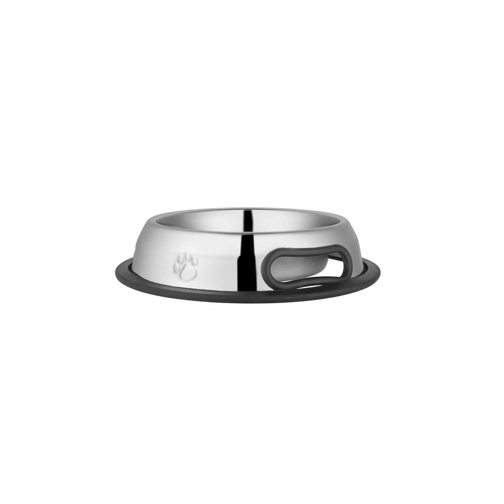Jeffers Pet Embossed No-Tip Anti-Skid Stainless Steel Pet Bowls for Dogs, Cats, Puppies, Kittens