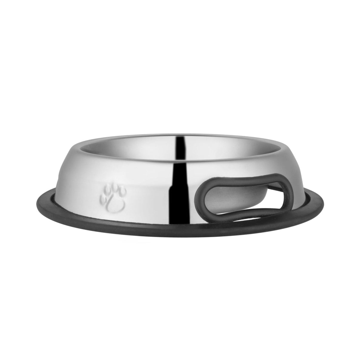 Jeffers Pet Embossed No-Tip Anti-Skid Stainless Steel Pet Bowls for Dogs, Cats, Puppies, Kittens