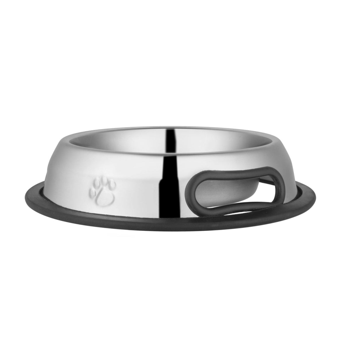 Jeffers Pet Embossed No-Tip Anti-Skid Stainless Steel Pet Bowls for Dogs, Cats, Puppies, Kittens