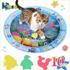 Inflatable Ocean Themed Water Sensory Pet Play Activity Mat