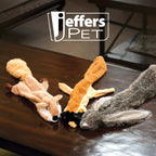 Jeffers Thinnies Unstuffed Plush Dog Toys