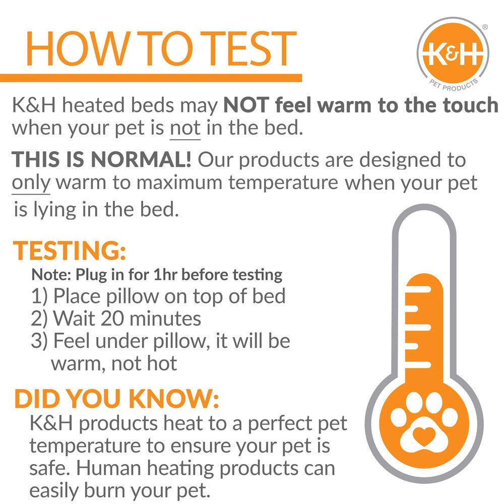 K&H Pet Products Thermo-Pet Cave Heated Cat Bed – Plush Cat Cave & Tunnel for Cats