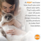 K&H Pet Products Thermo-Pet Cave Heated Cat Bed – Plush Cat Cave & Tunnel for Cats