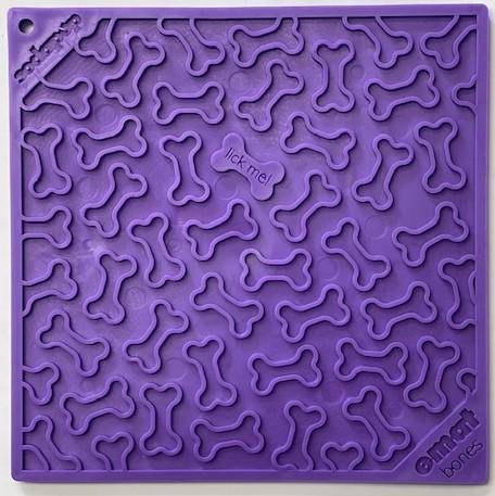 Bones eMat - Enrichment Lick Mat for Dogs and Cats | eMat Enrichment Toy for Anxiety Relief by SodaPup