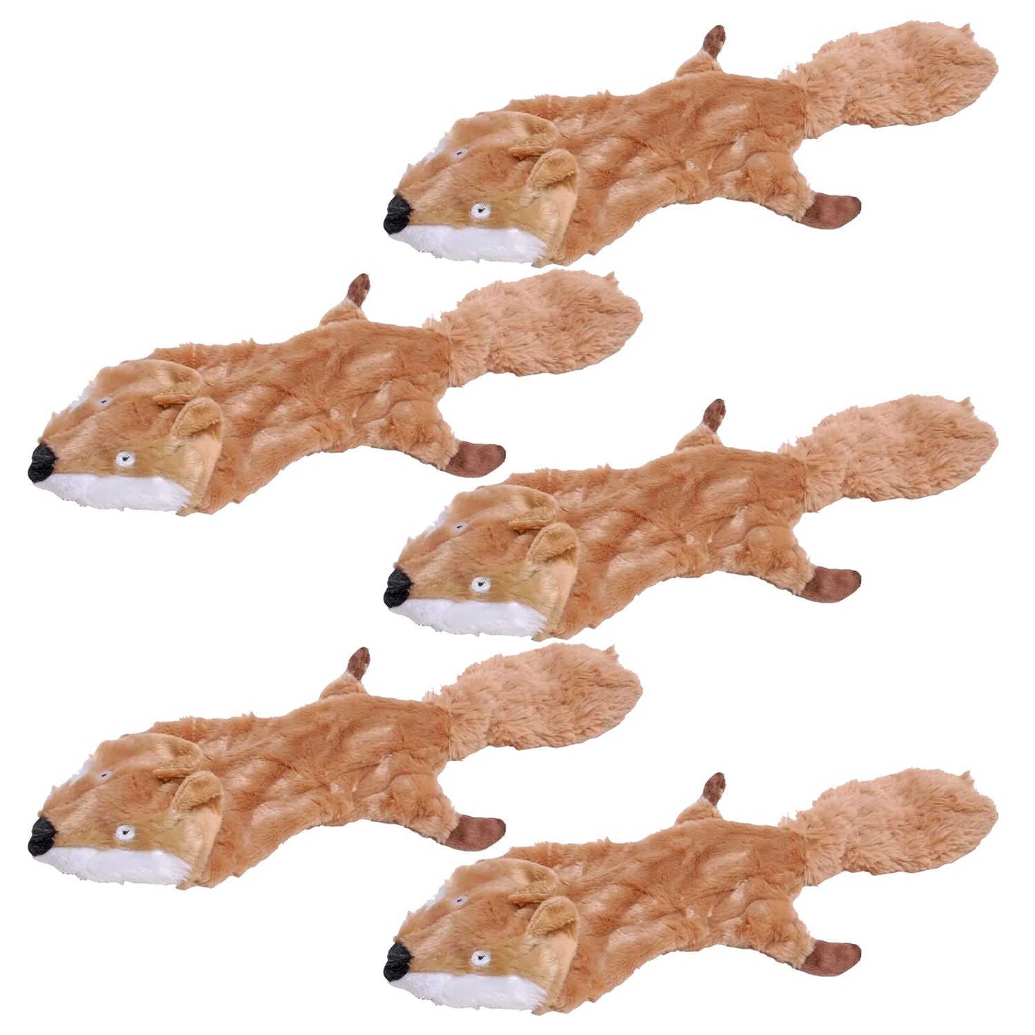 Jeffers Thinnies Unstuffed Plush Dog Toys