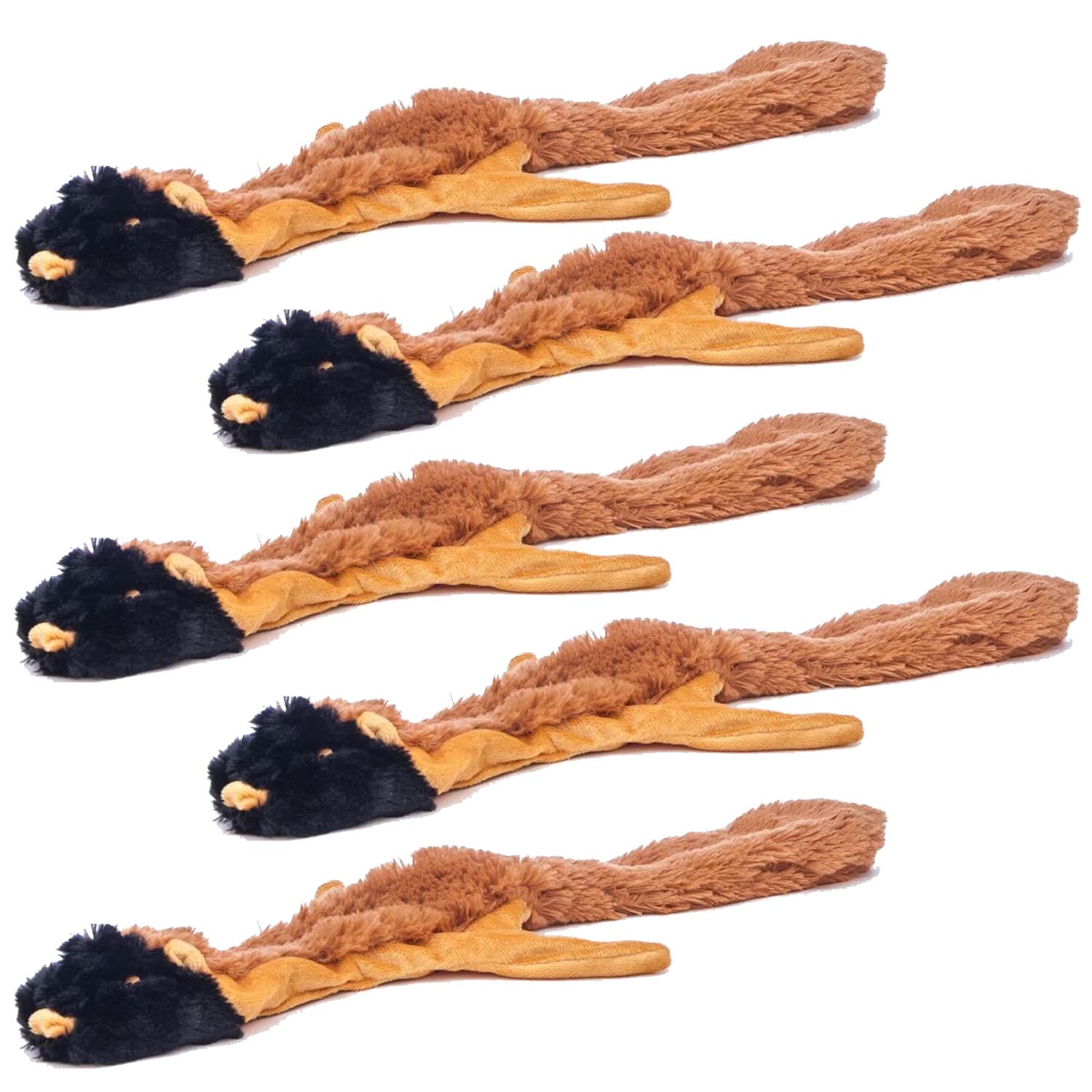 Jeffers Thinnies Unstuffed Plush Dog Toys